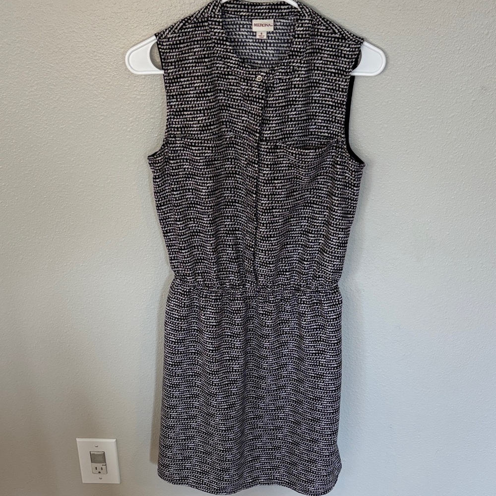 Merona Monochrome Sleeveless Mini Dress -27 sku